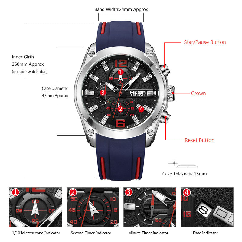 Reloj Cuarzo Cronografo